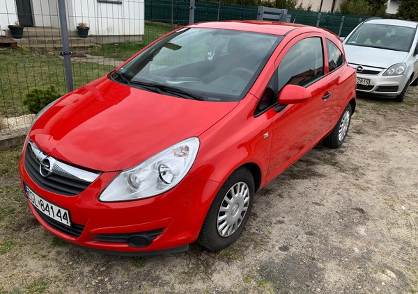 Opel Corsa cena 9900 przebieg: 109520, rok produkcji 2009 z Wojkowice małe 79
